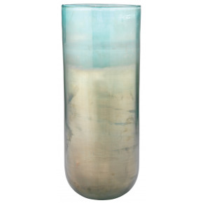 Vapor Large Vase Metallic Aqua