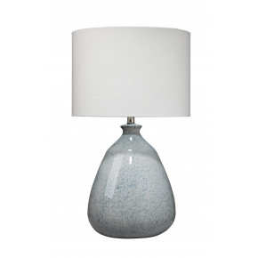 Levi Table Lamp Washed Blue Reactive Glaze Ceramic