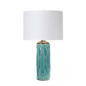 Tabitha Table Lamp Turquoise Ceramic