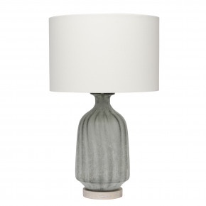 Grey Frosted Glass Table Lamp Frosted grey glass