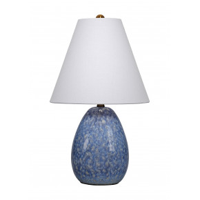 Raindrop Ceramic Table Lamp, Blue