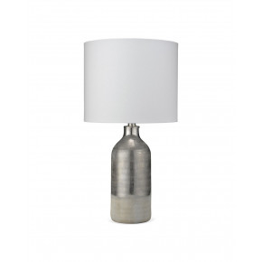 Varnish Table Lamp Silvered Taupe & Off-White