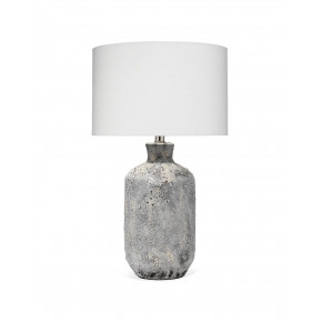 Blaire Table Lamp Grey Textured Ceramic