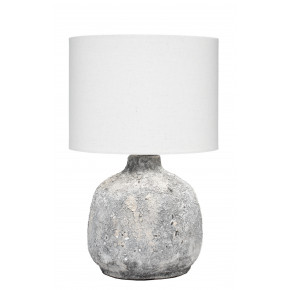 Blake Ceramic Table Lamp, Grey