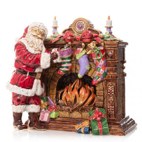 Fireside Santa Musical Figurine (Special Order)