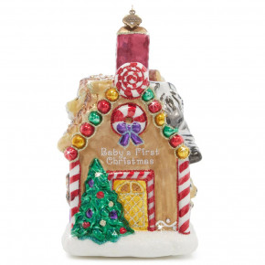 Baby's First Christmas Gingerbread House Ornament