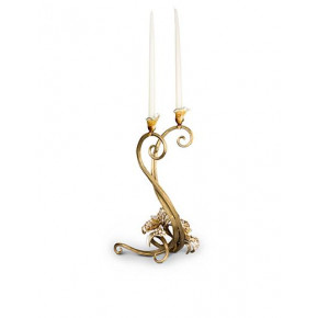 Roselyn Orchid Double Candlestick - Golden (Special Order)