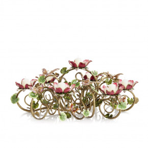 Claudine Floral & Butterfly Candelabra (Special Order)
