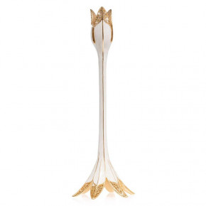 Ambrosius Tulip Tall Candle Stick Holder White Pearl (Special Order)