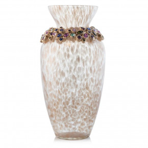 Norah Bejeweled Vase Peacock