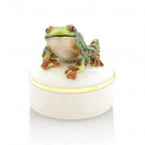 Mac Frog Round Porcelain Box