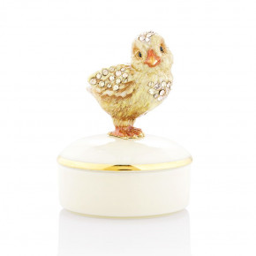 Sawyer Chick Round Porcelain Box