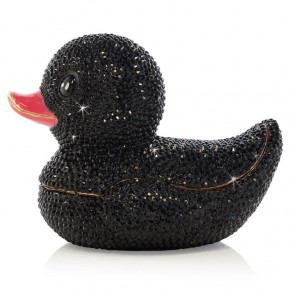 Ernie Pave Rubber Ducky Box Black & Pink Rainbow (Special Order)