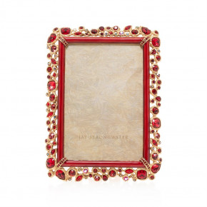 Emery Bejeweled 4" x 6" Picture Frame Ruby