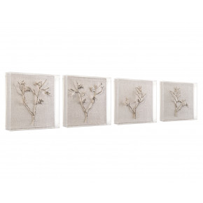 Silver Branches I-IV Wall Art