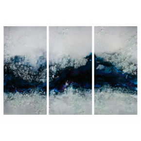 Mary Hong's Flowing River Triptych (Set of Three) Wall Art