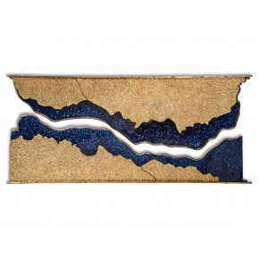 Sand and Sea Wall Sculpture (Set of Two)