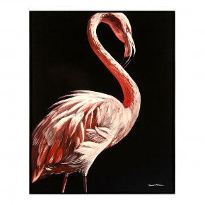 Annie Moran's Flamingo I 39"W x 49"H x 2"D