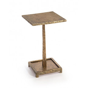 Textured Antique Brass Martini Table
