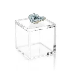 John-Richard Celestite Stone Coastal Clear Crystal Box