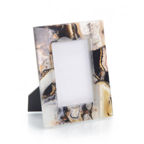 Rich Browns to Clear Agate Picture Frame