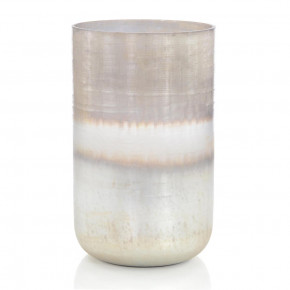 Large Seabrook Glass Vase 16.75"H X 1"W X 10.25"D