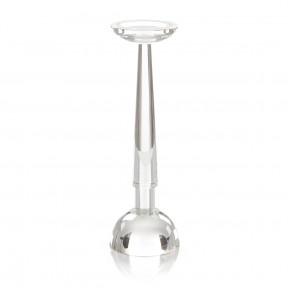 Crystal Obelisk Candleholder I 15.5"H X 5"W X 5"D