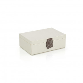 Opal Linx Vegan Leather Box Small 4"H x 12"W x 8"D