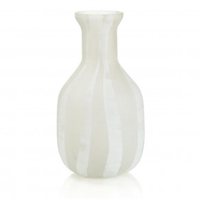 Snowswept Glass Vase Large 16.5"H x 8.75"W x 8.75"D