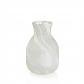 Snowswept Glass Vase Small 10"H x 6.25"W x 6.25"D