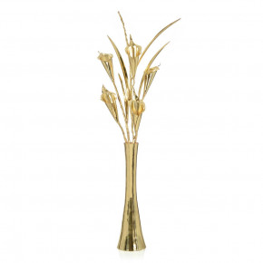 Brass Calla Lilies Sculpture 40.5"H x 13.75"W x 7.5"D