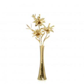 Brass Lilies Sculpture 31.75"H x 13.5"W x 6.5"D