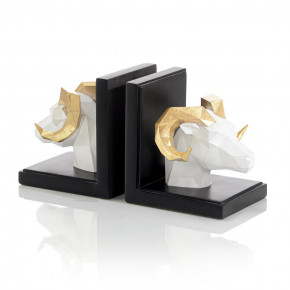 Aries Bookends, Set of Two