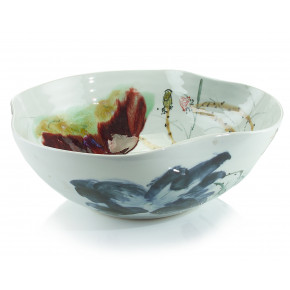 Curled-Rim Porcelain Bowl