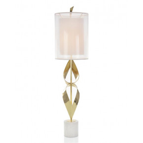 Sculpted Brass Table Lamp