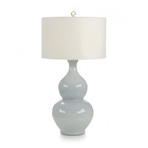 Soft Blue Crackle Glaze Ceramic Table Lamp