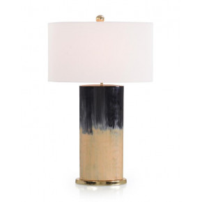 Onyx and Metallic Gold Table Lamp