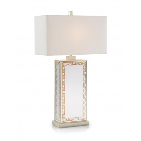 Églomisé and Champagne Gold Table Lamp