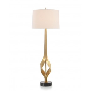 Graceful Brass Buffet Lamp