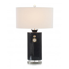 Black With Stones Table Lamp