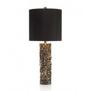 Distressed Blooms Table Lamp