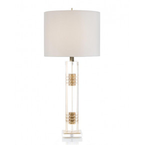 Brass and Acrylic Console Lamp