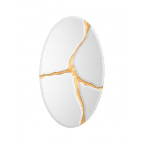 Lucca Gold Oval Mirror