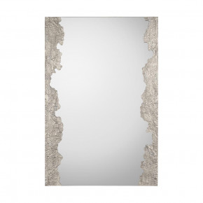 Wakame Silver Rectangular Mirror 68"H X 45.5"W X 2"D