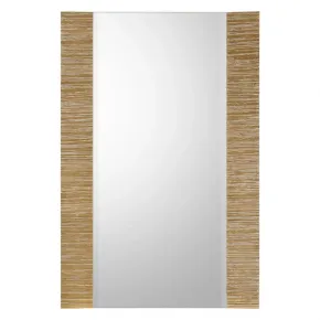 Golden Boundaries Rectangular Mirror 60.25"H X 40.75"W X 2"D