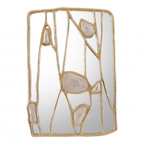 Embellished Branches Mirror, Gold