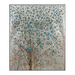 Teng Fei's Silvered Dogwood Oil Painting