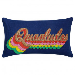 Quaaludes Beaded Pillow 12" x 20"