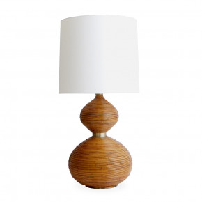 Riviera Table Lamp Reed/Brass