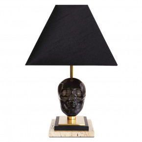 Skull Acrylic Table Lamp Black